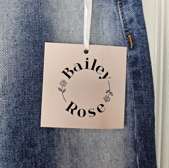 Womens Bailey Rose Jeans Oversized Washed Denim Pants XS NWT - Picture 9 of 9
